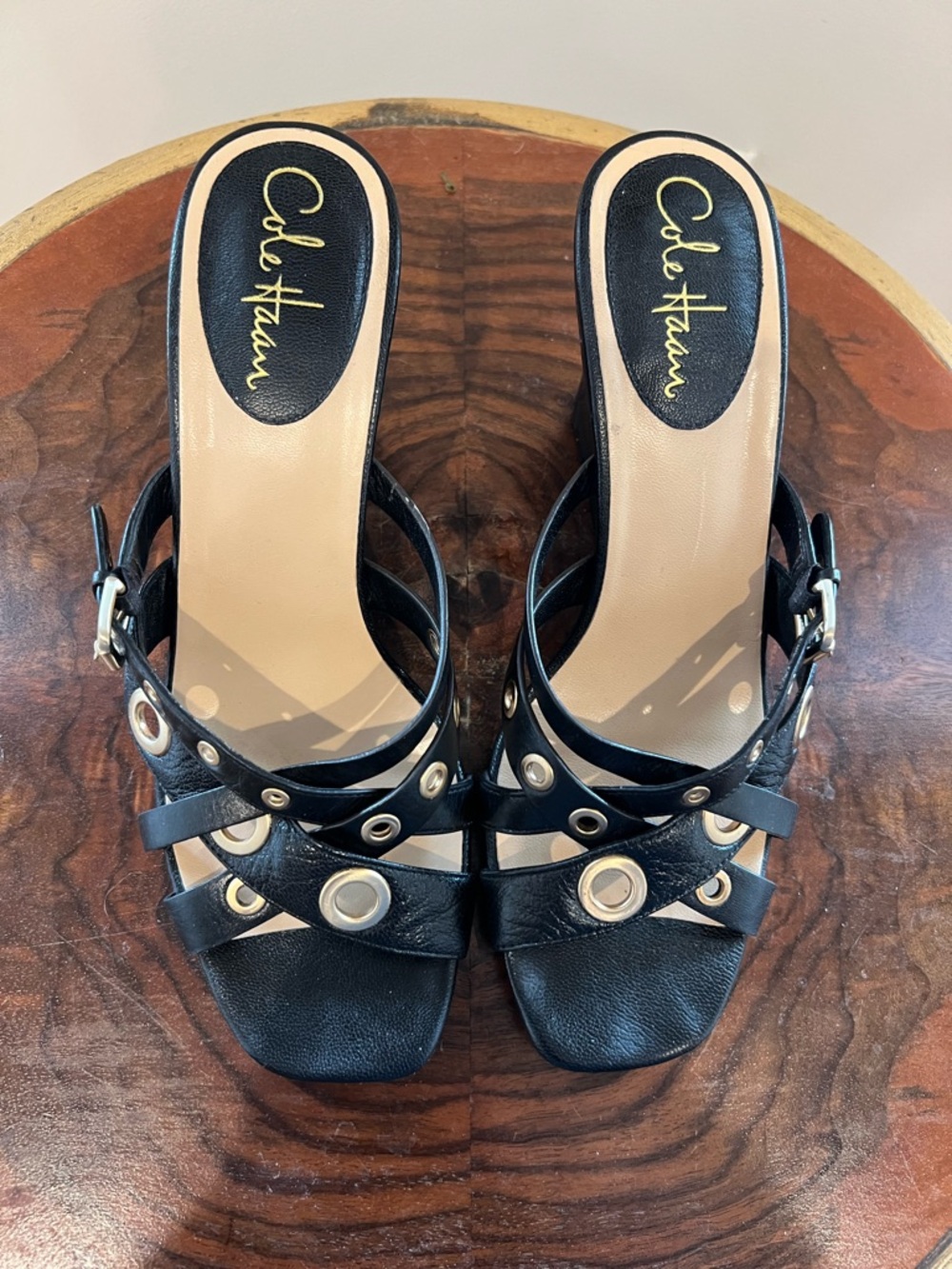 Cole Haan Air Whitney Slide - Black Wedge - Picture 8 of 10